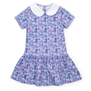 Blackberry Floral Libby Girls Dress