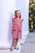 Load image into Gallery viewer, Lucy Red Stripe Dress
