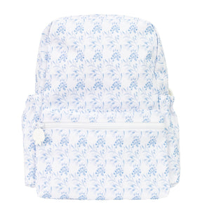 Navy Floral Large Backpack