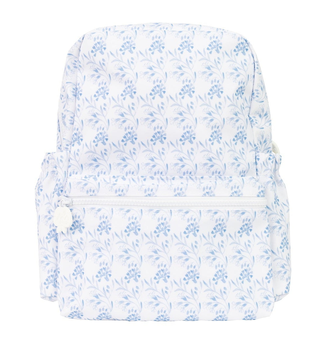 Navy Floral Large Backpack