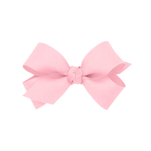 Mini Grosgrain Hair Bow with Knot - Assorted Colors