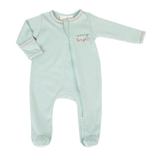 Load image into Gallery viewer, Merry &amp; Bright Zip Footie
