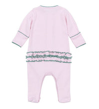 Load image into Gallery viewer, Mini Mallard Embroidered Ruffle Footie
