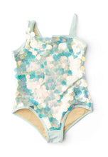 Load image into Gallery viewer, Shimmery Mermaid Tail with Iridescent  Mint Sequins
