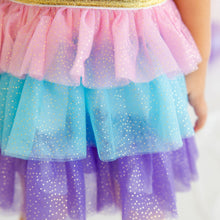 Load image into Gallery viewer, Dream Petal Tutu - Pink, Aqua, Lavender &amp; Gold
