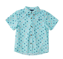 Load image into Gallery viewer, Boy&#39;s S/S Nautical Flag Print Shirt
