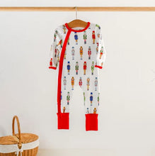 Load image into Gallery viewer, Nutty or Nice Zip Up Pajamas
