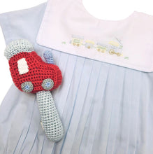 Load image into Gallery viewer, Blue Train Embroidered - Bubble
