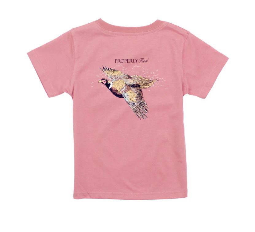 Pheasant Hunt Salmon S/S T-shirt