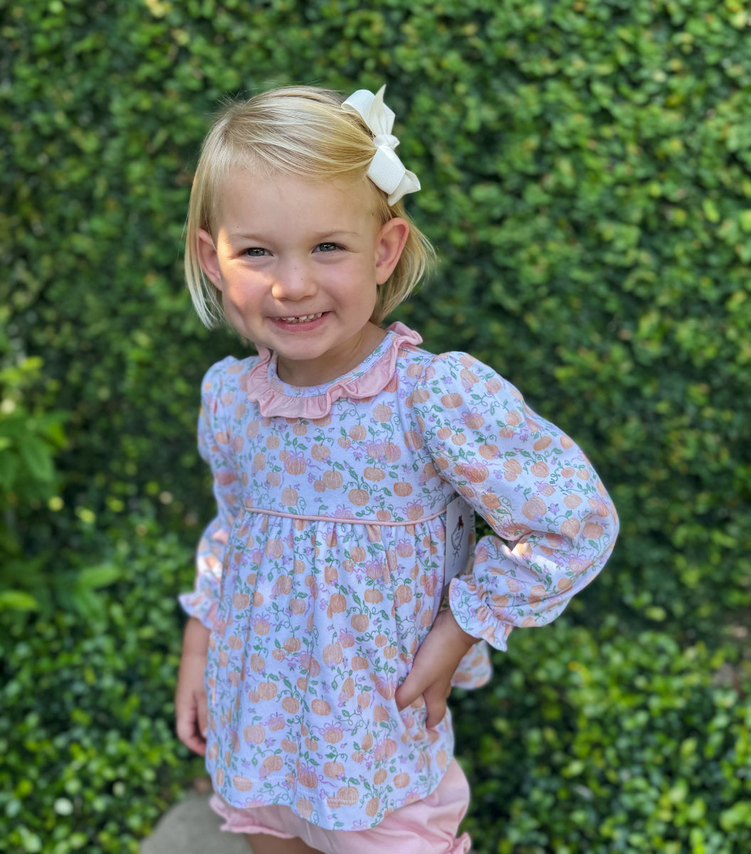 Pumpkin Knit Bloomer Set