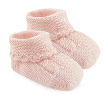 Load image into Gallery viewer, Cable Knit Baby Booties
