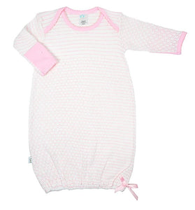 Paty, Inc. - Pink Pinstripe Gown