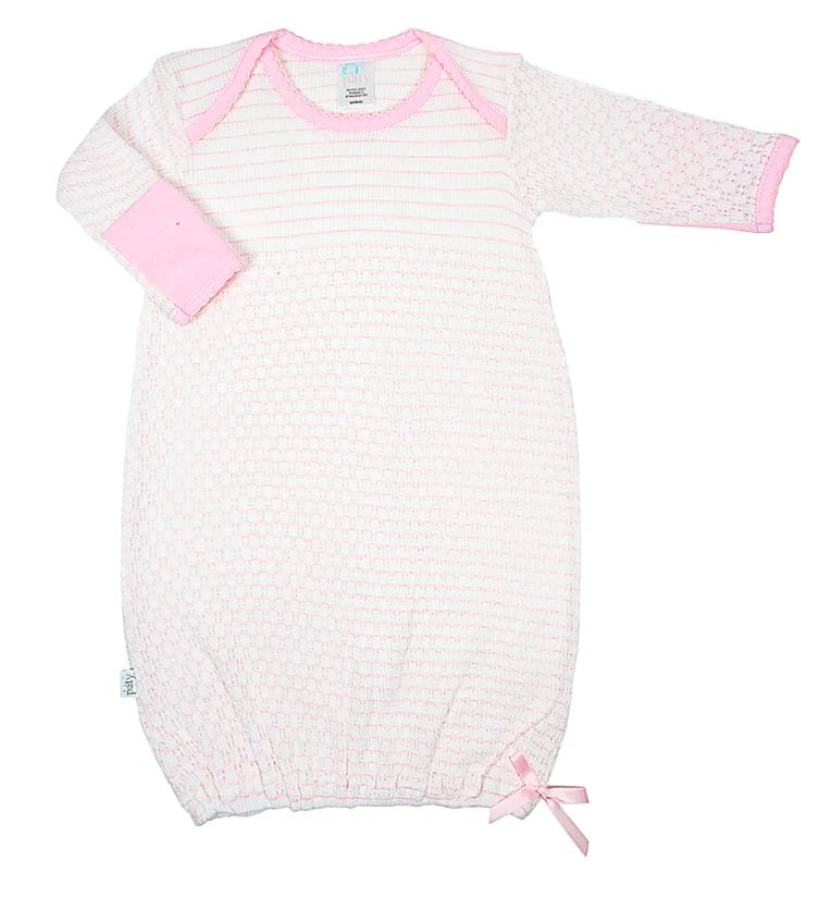 Paty, Inc. - Pink Pinstripe Gown
