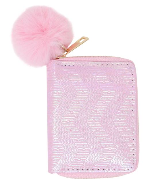 Pink Shiny Wave Wallet