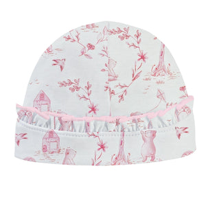 Toile de Jouy Pink Hat
