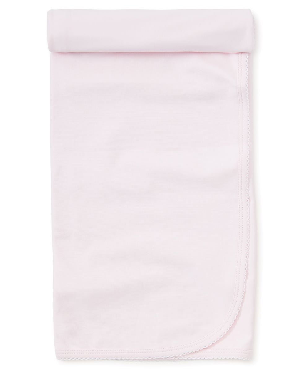 Pink/White Trim Basics Blanket