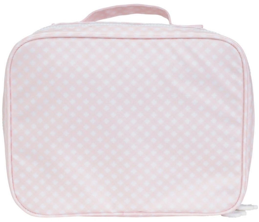 Pink Gingham Lunchbox