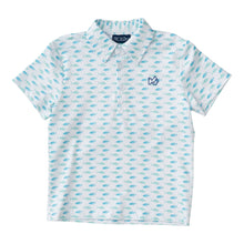 Load image into Gallery viewer, Tuna Print Performance Polo
