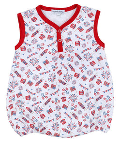 Red White & Blue Sleeveless Bubble