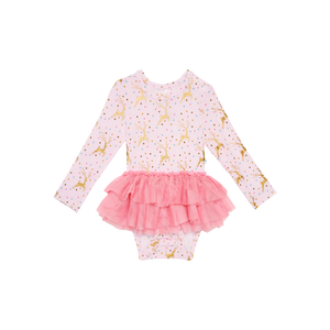 Ryleigh L/S Tulle Skirt Bodysuit Size 6-12 months only