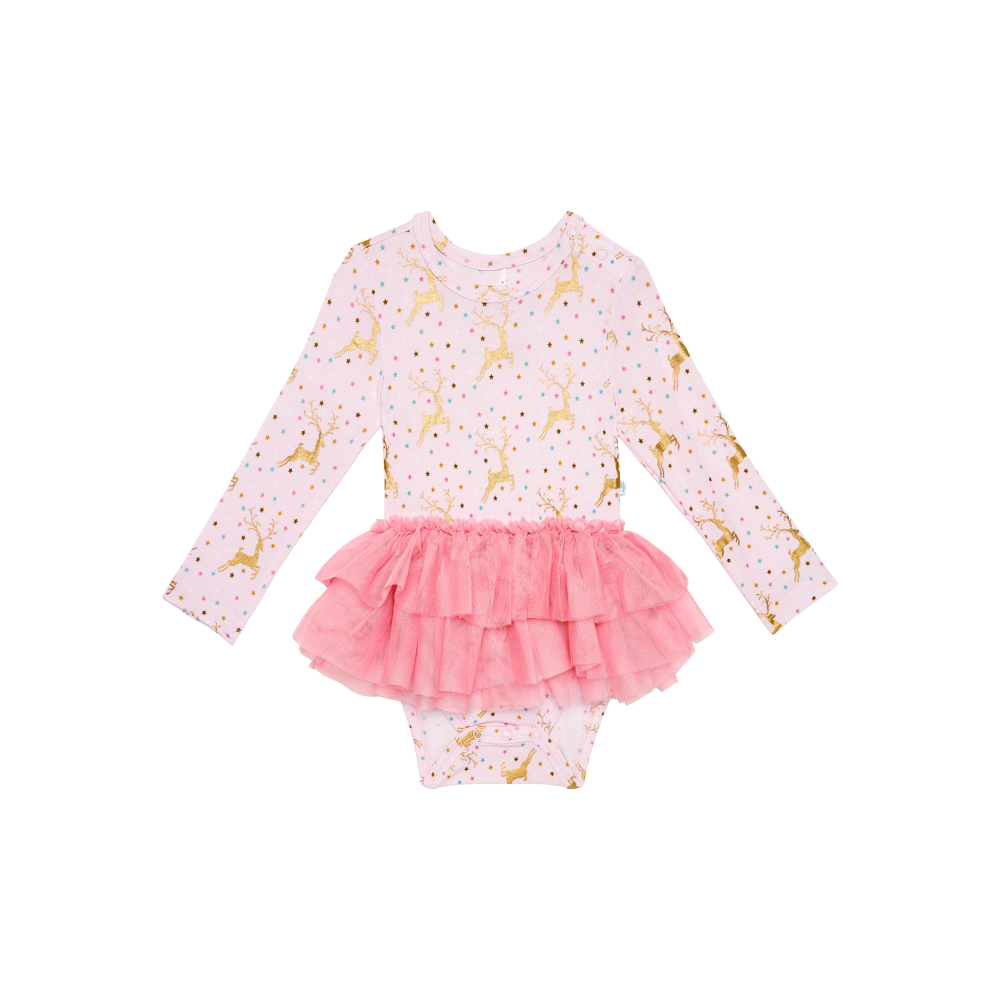 Ryleigh L/S Tulle Skirt Bodysuit Size 6-12 months only
