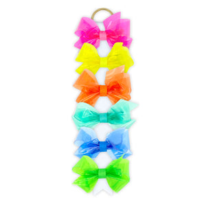 Mini WeeSplash™ Vibrant Colored Vinyl Girls Swim Hair Bow