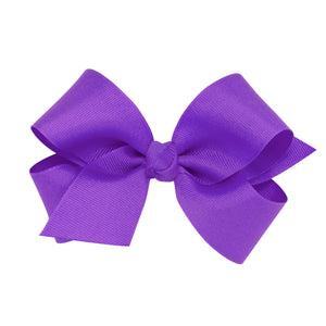 Medium w/ Knot Hairbow - Delphinium (Del)