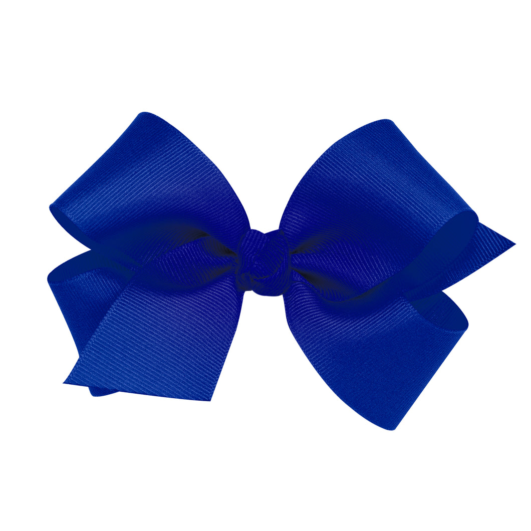 Medium Hairbow with Knot - Electric Blue