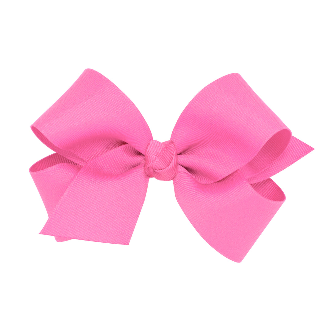 Medium w/ Knot Hair Bow in Hot Pink (HPK)