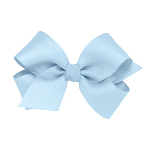 Medium with Knot Hairbow in Millennium Blue (MIB)