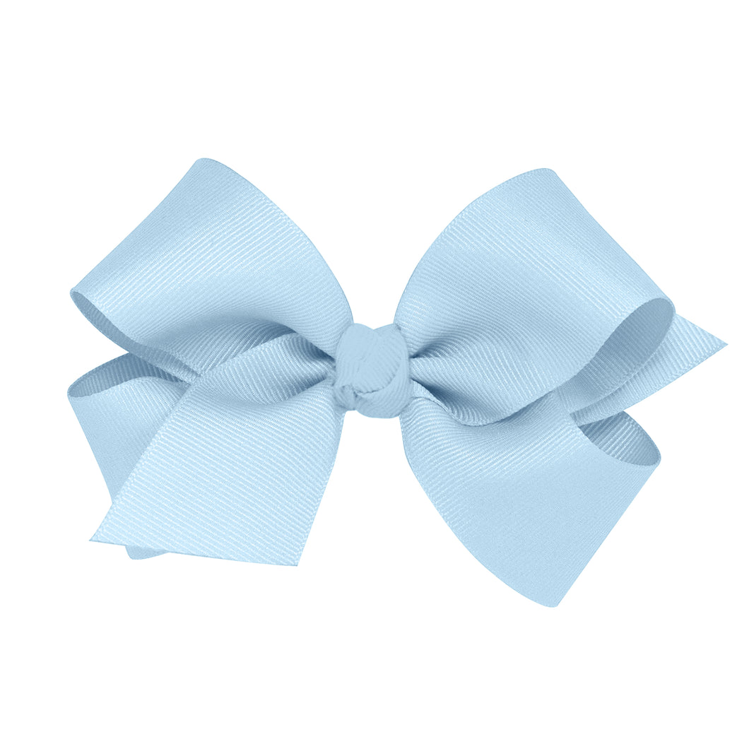 Medium with Knot Hairbow in Millennium Blue (MIB)