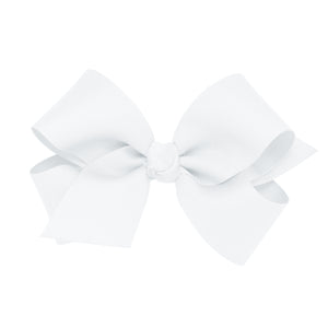Medium w/Knot Hairbow in White