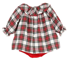 Load image into Gallery viewer, Steward Plaid L/S Ruffle Float Dress
