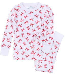 Scarlett Bows Long Pajamas