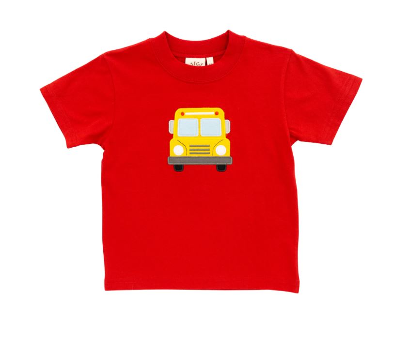 School Bus Deep Red T-shirt