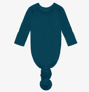 Knotted Gown in Sailor Blue