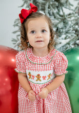Load image into Gallery viewer, Gingerbread - Smocked Dress
