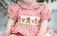 Load image into Gallery viewer, Gingerbread - Smocked Bubble

