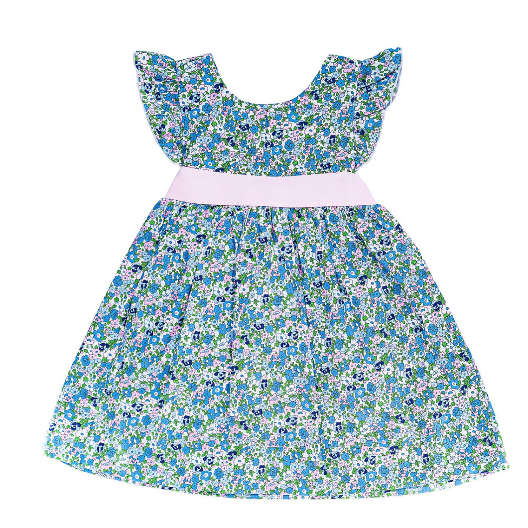 Floral Print Bow Back Dress