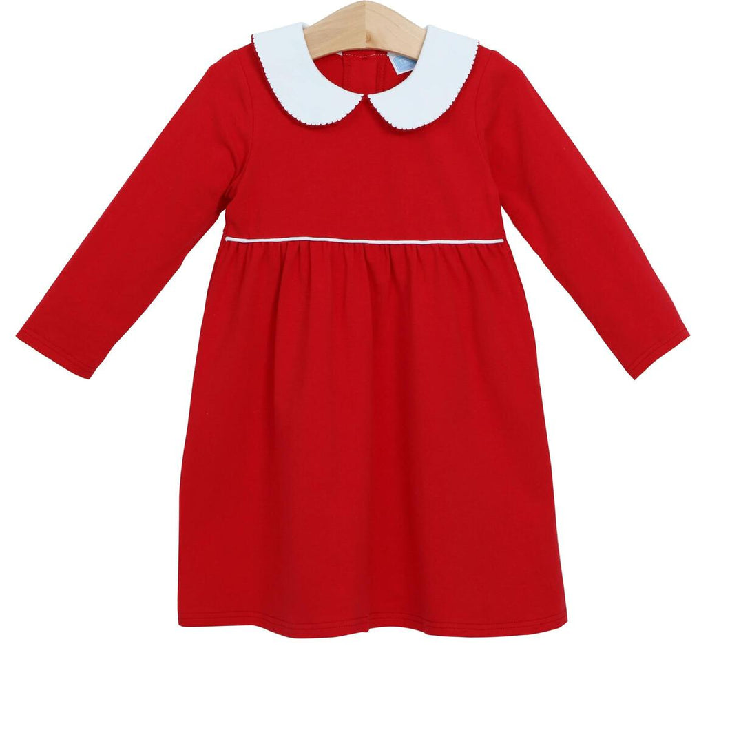 Claire L/S Red Dress