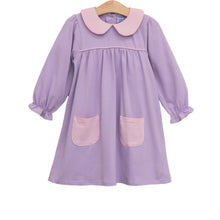 Load image into Gallery viewer, Lavender &amp; Pink Knit Abigail Dress
