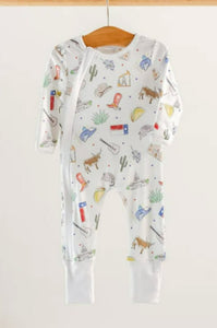 Texas Kids Cotton Zipped Pajama
