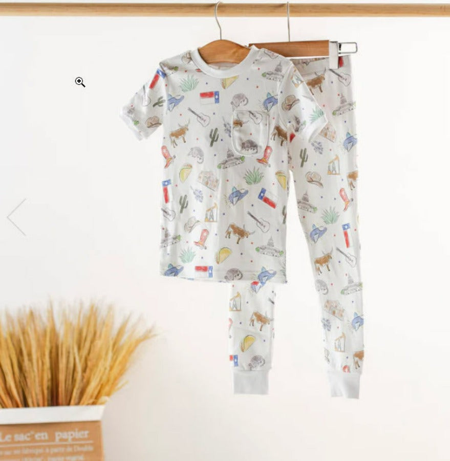 Texas Kids Organic Pajama Set