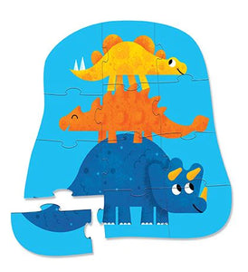 Dino Friends puzzle- 12 pc