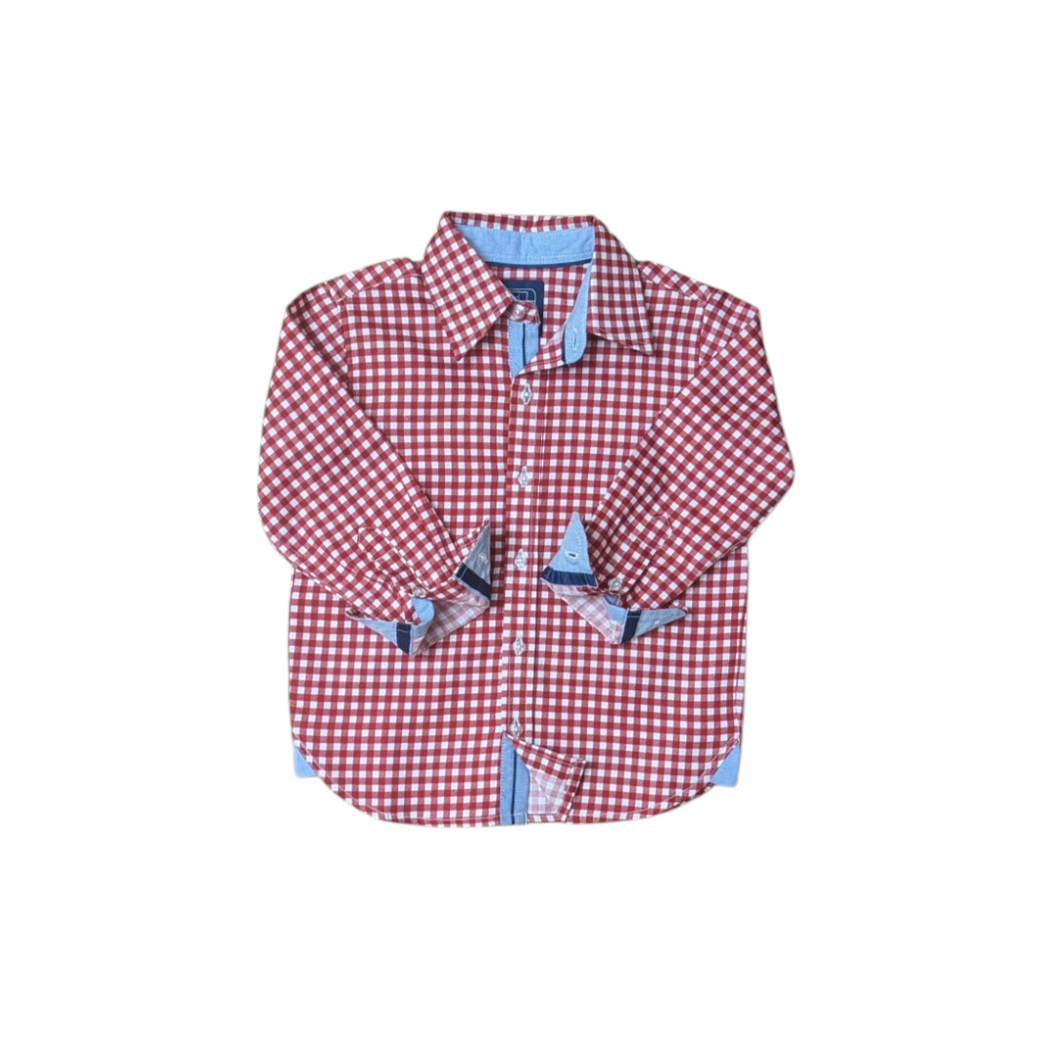 Red Gingham L/S Shirt