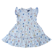 Load image into Gallery viewer, Western Printed Ruffle Dress
