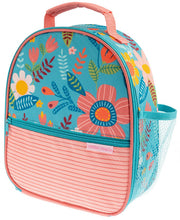 Load image into Gallery viewer, Set of 4 Pieces in Turquoise Floral - Backpack, Lunchbox, Pencil Bag and Napmat
