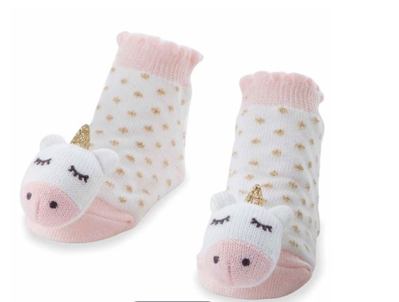 Unicorn Toe Rattle Socks