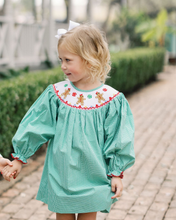Load image into Gallery viewer, Candy Cane Lane Smocked Dress
