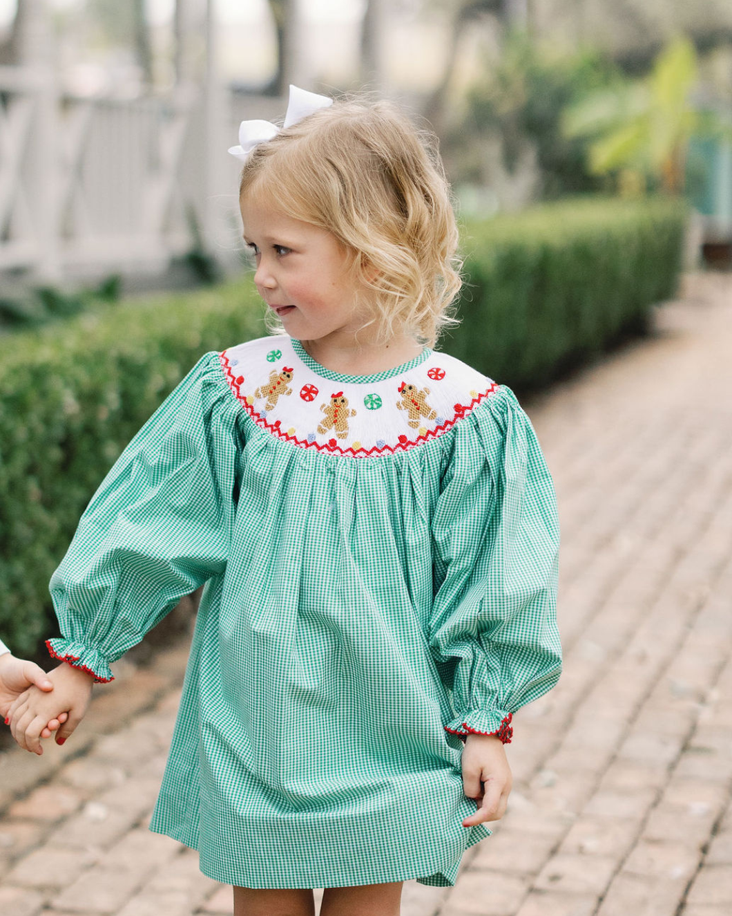 Candy Cane Lane Smocked Dress